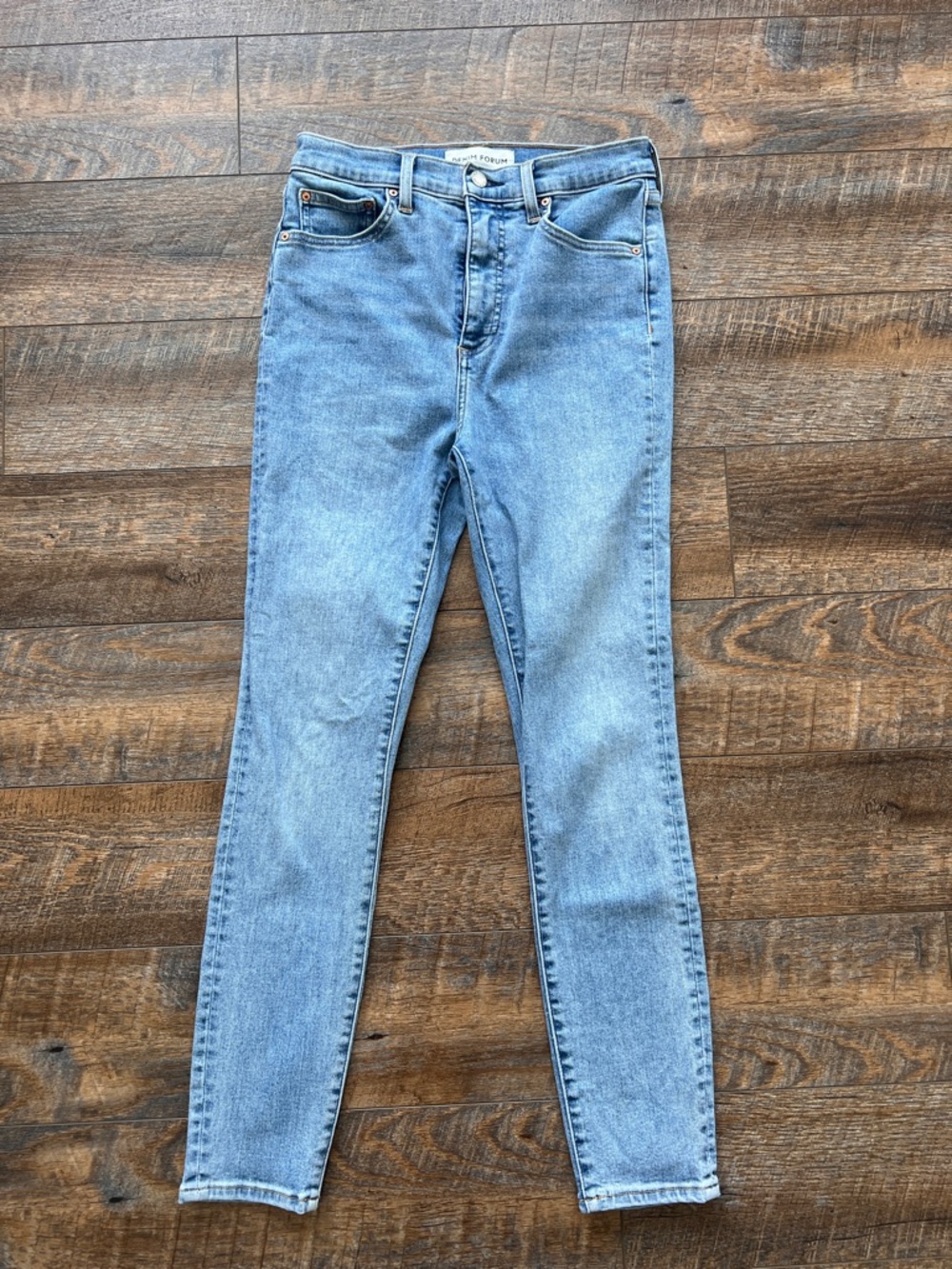Denim Forum Light Blue Skinny Jeans